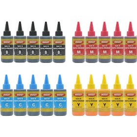 Resim Ekoset Epson Uyumlu Mürekkep 4Renk 4X500 ML 