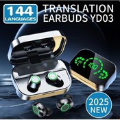 Resim Zenithdeals Greatwall Aı Tercüman Kablosuz Kulaklıklar - Gerçek Zamanlı Çok Dilli Aı Translator 2pc 