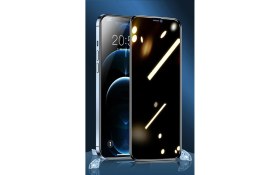 Resim HANPORIUM Apple iPhone XS Max Hayalet Ekran Koruyucu 9D Kırılmaz Cam - Gizlilik Korumalı - Ultra Darbe Emici Etkin Koruma - Ekranı Tam Kaplar 