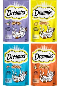 Resim Dreamies Kedi Ödülü Karışık Avantaj Paketi 12 x 60 G 