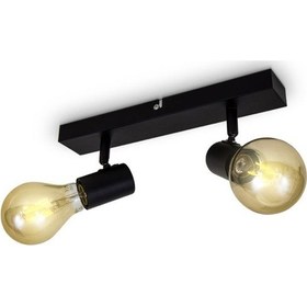 Resim Rsylight Retro Metal Dekoratif 2 Li Tavan Plofyoner Mafsallı Spot 