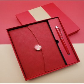 Resim Promosyon Defter Kalem Seti Kırmızı Renk 