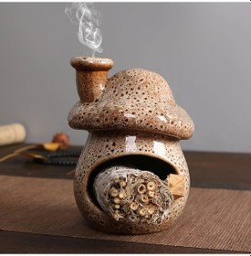 Resim Willowhaven 1 Adet Seramik Koku Tütün Tutucu - 3ü 1 Arada Mantar Şömine Dekor Hediye 