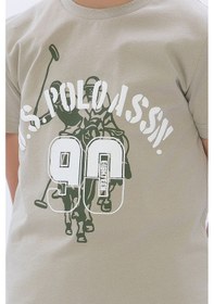 Resim U.S. Polo Assn. U.s. Polo Assn Erkek Çocuk Haki Bermuda Takım Haki 
