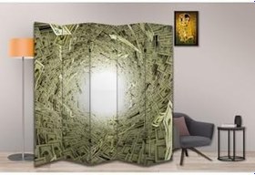 Resim Para Temalı Özel Tasarım Paravan Room Divider PRV1133, 180 x 180 