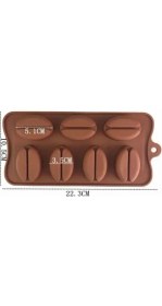 Resim Kahve Çekirdeği Şekilli Silikon Kalıp 