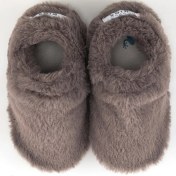 Resim Hopfrög Furry Furry Gri Kürk Barefoot Patik 