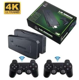 Resim Game Stick El Atarisi 2.4g Kablosuz Çift Kol Oyunlar 4K Game Stick 3500 Oyunlu Atari Uyumlu 