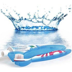 Resim Çokuygunuz 6 Adet Plastik Kapaklı Diş Fırçası Saklama Kabı Kutu 