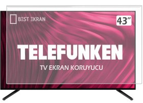 Resim Telefunken 43TU6060 Tv Ekran Koruyucu - 43\ inç 108 cm Tv Ekran Koruma Paneli 