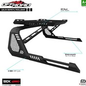 Resim Sdx 4wd Off Road Toyota Uyumlu Hilux 8 Sepetli Çelik Roll Bar V1 2015 Üz 