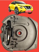 Resim Mais Renault Captur/Nissan Juke 2019 2023 Arası Uyumlu Kriko Seti Stepne Avadanlık Takım 997502195 