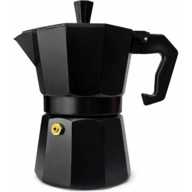 Resim Artopio Siyah Moka Pot 3 Cup (150 Ml) Kahve Hediye Seti | Özel Filtre Kahve ve 2'li Fincan Konsept Kutu 