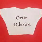 Resim Özür Dilerim Yazılı Peluş Oyuncak Ayı Tişörtü 