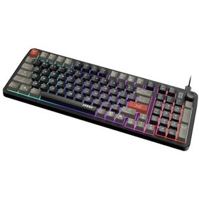 Resim Msı Forge Gk110 Rgb %96 Membrane Switch Kablolu Oyuncu Klavyesi Ckckmsı0010 