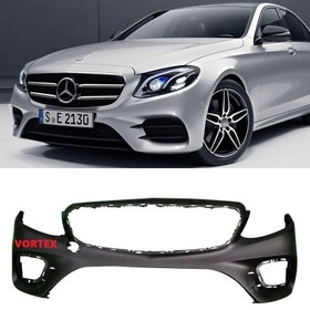 Resim Mercedes E-class W213 Ön Tampon (Amg Sensör Delikli) 2016 Sonrası Uyumlu 