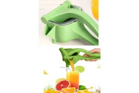 Resim Manuel Plastik Meyve Portakal Karpuz Limon Sıkacağı Kollu Sebze Suyu Sıkma Limonata Aparatı Aleti 