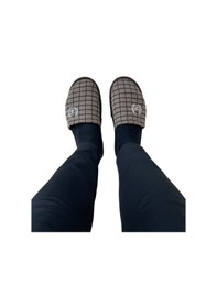 Resim Kahverengi Kışlık Erkek Ev Terliği-kahverengi 