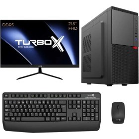Resim Turbox TX5567 I5 12400 8gb Ddr5 Ram 256GB M.2 Nvme SSD 21.5 Inç Fhd Masaüstü Ofis Bilgisayarı 