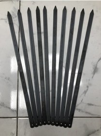 Resim Adana Kebap Şişi 60 Cm - 10 Adet Silme Kıyma Şişi Kebap - Beyti 