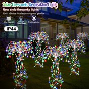 Resim 1 adet 120/200/300 LED Güneş Enerjili Noel Yıldızı Işıkları - 8 Modda Canlı Açık Hava Peri Işıkları, Ortam Geliştirici Cadılar Bayramı Dekoratif Işıkları Kazıklarla - Bahçeler, Verandalar ve Şenlik Dekorasyonları için İdeal, Enerji Verimli ve Kurulumu Kolay 