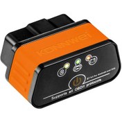 Resim Honmex Konnweı Kw903 Obd Iı Araç Arıza Tarayıcı - Bluetooth 5.0, Tüm Protokoller, 12v Benzin/dizel, Android/ios Desteği Turuncu Turuncu 