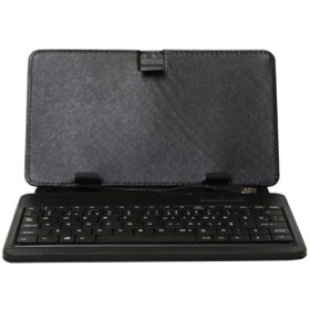 Resim Everest KB-12 USB 9.7" Siyah Klavyeli Tablet Kılıfı + Addison ALS-PAD10 9,7" Stand 