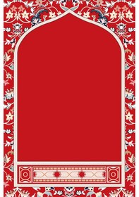 Resim Diz Acıtmayan Yumuşak Süngerli Seccade Ve Namazlık Kırmızı 