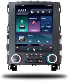 Resim MarTechno Android Multimedya 4GB RAM 64GB Hafıza Renault Megane 4 Tesla 2017-2023 ile uyumlu 
