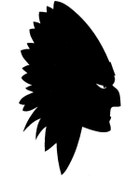 Resim Genel Markalar Kızılderili Şef Oto Motor Laptop Duvar Folyo Sticker 30x51 Cm 