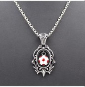 Resim Futbol Topu Kolye Paslanmaz Çelik 