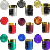 Resim 110g Metalik Akrilik Boya - DIY Sanat & El İşleri için Canlı Metalik Renkler - Su Geçirmez, Kolay Kuruyan Jel Boya Çeşitli Yüzeyler İçin - Sanatçılar & Başlangıç Seviyesi İçin İdeal - Karıştırılabilir, Dayanıklı & Uzun Ömürlü 
