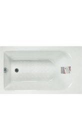 Resim Tuscon Mini Dikdörtgen Küvet 130x70, H43 (Gövde + Metal Ayak + Ön-yan Panel) 