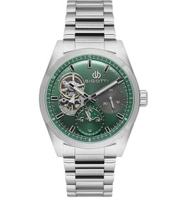 Resim Bigotti Erkek Kol Saati Esbg.b.10693-4 Metal Kordon 42 Mm Kasa Çapı Gümüş 