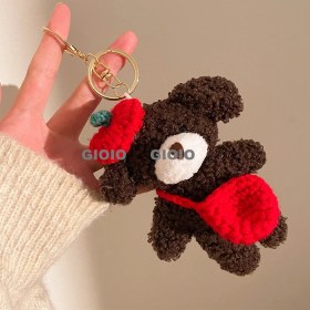 Resim Silver1 Karikatür Küçük Hediye Peluş Bebek Kolye Anahtarlık Çanta Kolye Aksesuarları (Yurt Dışından) 