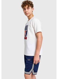 Resim Lescon Çocuk Kısa Kol T-shirt 26b-3053 Beyaz 