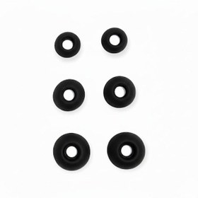 Resim Yumuşak Silikon Kulaklık Uçları 6 Adet 2x Küçük - 2x Orta - 2x Büyük 001 