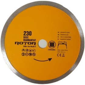 Resim Elmas Kesme Diski 230x1.6x10x25.4 Sürekli - Seramik, Taş Ve Mermer Kesmek Için 