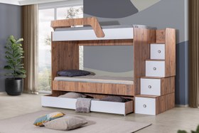 Resim TRİPLE YAVRULU RANZA, MERDİVENLİ 