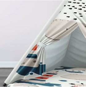 Resim instababyrooms Çocuk Oyun Çadırı Deniz Teması Dijital Baskılı 