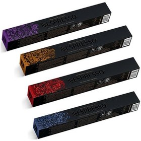 Resim Nespresso Napoli + Fırenze Arpeggıo + Palermo Kazaar + Genova Lıvanto Kapsül Kahve 4 x 10'lu 