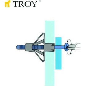 Resim TROY HOME TROY METAL BOŞLUL DUBEL TABANCASI 51490 