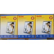 Resim Kodak 270 G 13X18 3 Paket Parlak 300 Adet Inkjet Fotoğraf Kağıdı . 