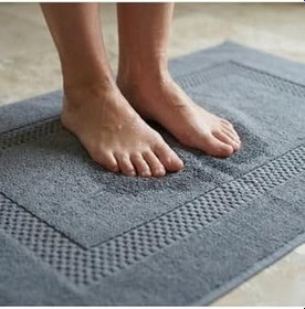 Resim 2'li%100 Pamuk Ayak Havlusu | Yumuşak Dokulu, Yüksek Emicilik | 50x80 cm 2 adet 