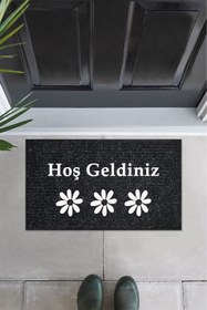 Resim M&H Quality Balkon Ve Iç Dış Kapı Yıkanabilir Nem Alıcı Toz Alıcı Halı Kapı Önü Paspası Türkçe hoş geldiniz 
