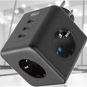 Resim ÇEÇEN HOME Termal Akım Korumalı Isıya Dayanıklı Çoklu Piriz, Çoklu USB Usb/piriz 
