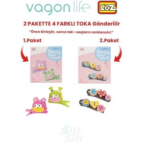 Resim 4'lü Saç Toka Seti Önce Birleştir,sonra Tak 2 Paket 4 Adet Gönderilir Yapı Toka Seti Ff 7101-7136 