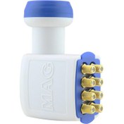 Resim MAG SEKİZLİ LNB OCTO ALTIN UÇLU NEC CHIP 0.3DB 