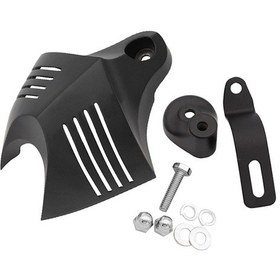 Resim Suntek Magideal Motosiklet Korna Kapağı Için Harley Xl883 Xl1200 Dyna Glide Road King Siyah 