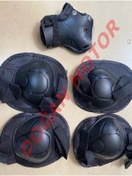 Resim BY KUBİLAY Bisiklet Dizlik Dirseklik Avuç Içi Koruma Seti A Kalite 